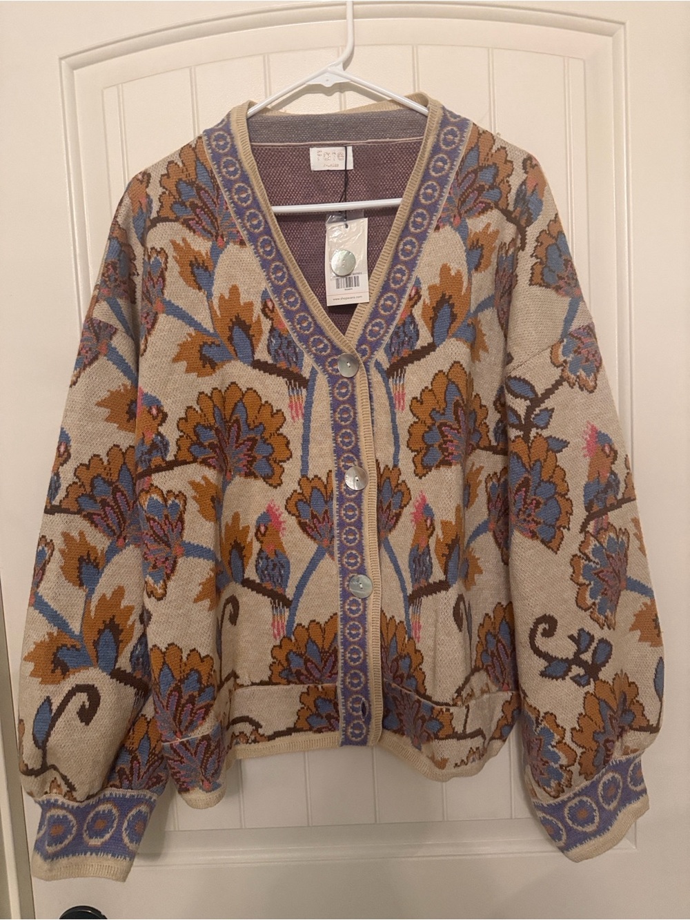 Fate Petals and Pinot Floral Knit Cardigan - Picture 5 of 7